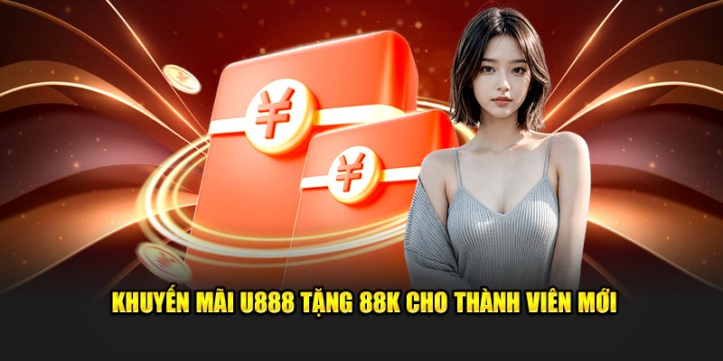 Khuyến mãi U888 tặng 88K cho thành viên mới