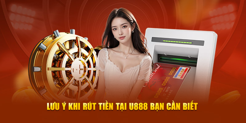 Lưu ý khi rút tiền tại U888